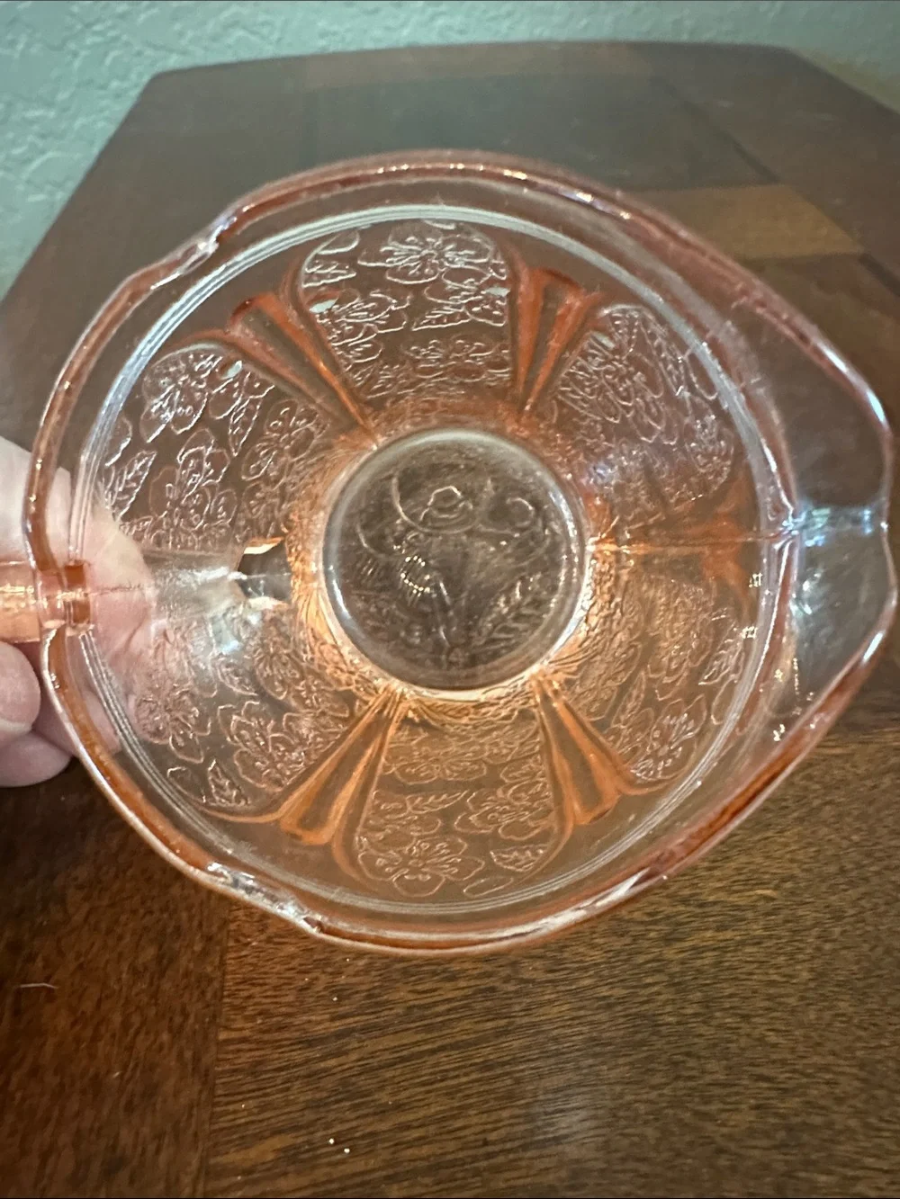 VTG 1930’s Jeannette Pink Cherry Blossom Child’s Toy Creamer Depression Glass
